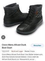 Neu! Crocs Duck Boots Allcast Schneeboots Outdoor Gr 39 schwarz Nordrhein-Westfalen - Rheinberg Vorschau