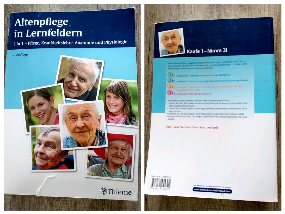ALTENPFLEGE IN LERNFELDERN Thieme Pflege Anatomie Physio Fachbuch in Wilnsdorf