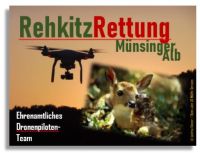 Rehkitzrettung Wildtierrettung mit Drohnen vor dem Mähen Baden-Württemberg - Münsingen Vorschau