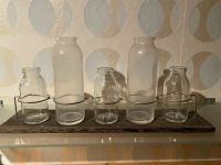 Depot Vasen Glas auf Holz Vintage shabby chic Niedersachsen - Ritterhude Vorschau