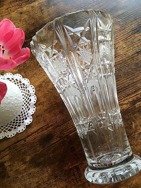 ❣️ALT Kristall-Vase H 25, Blumenvase, super Zustand, Ostalgie❣️ in Halberstadt