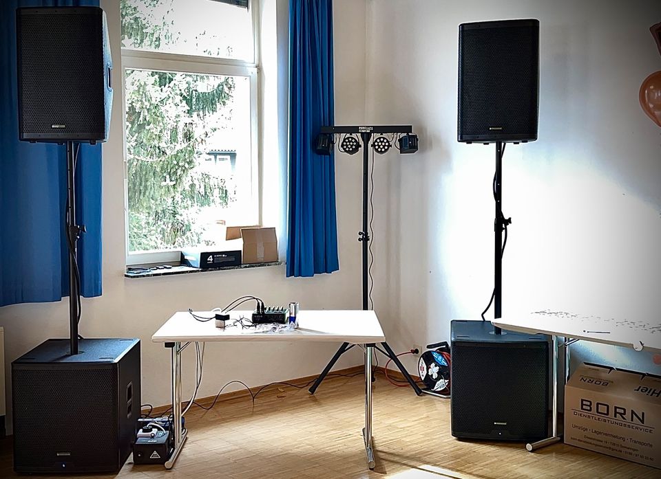 Vermietung Soundanlage / Musikanlage / Party / DJ / Musik in Gomaringen
