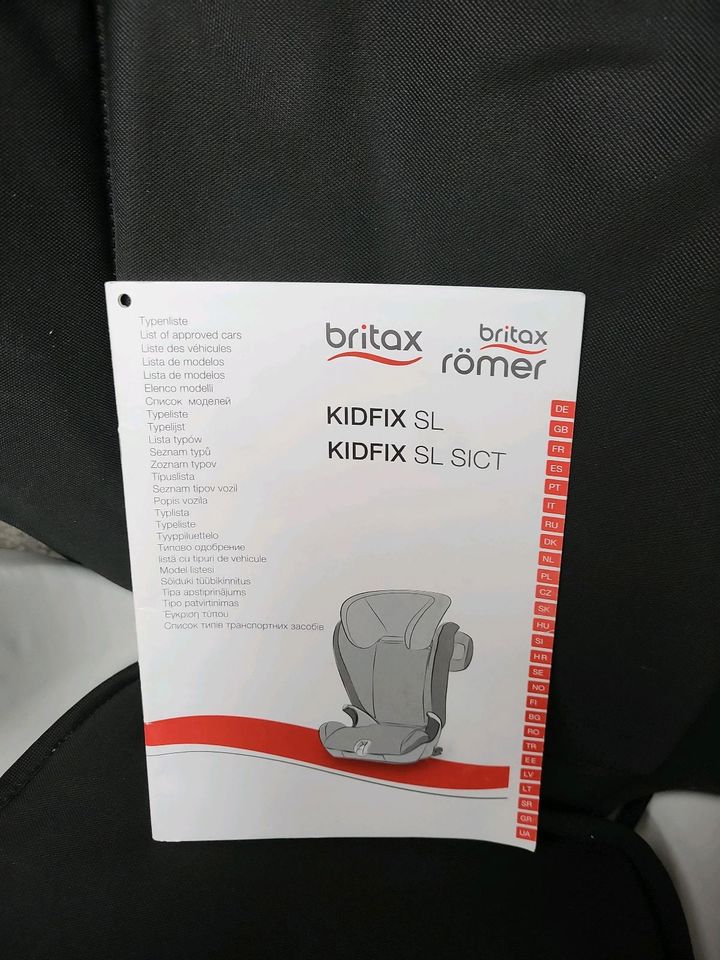 Römer Britax Kidfix SL 2x vorhanden in Lauenburg