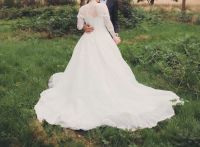 White One Brautkleid / Hochzeitskleid A-Linie Schulterfrei Spitze Düsseldorf - Bilk Vorschau