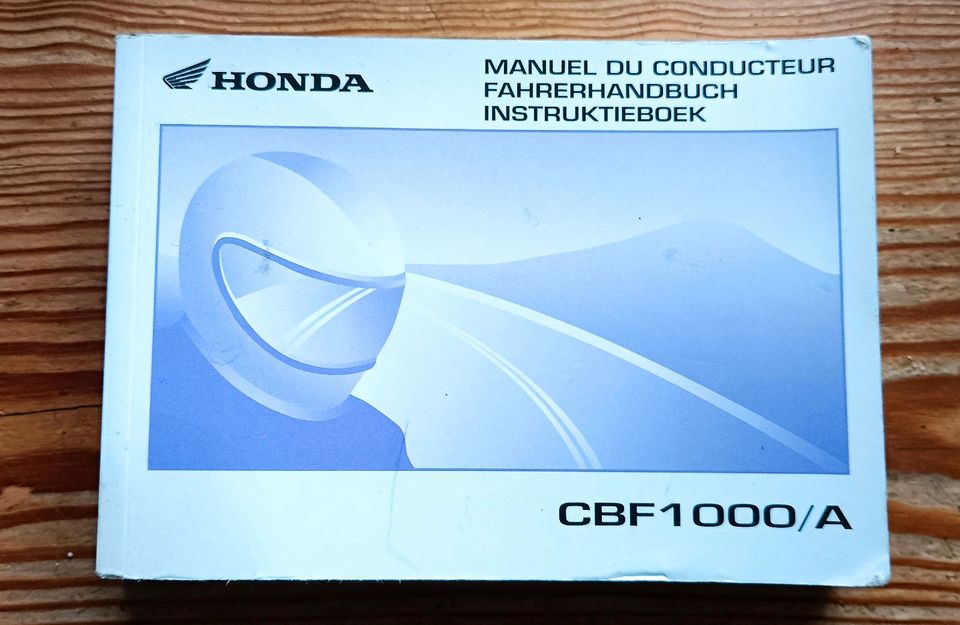 Fahrerhandbuch für Honda CBF 1000 SC58 EZ.06 in Berlin