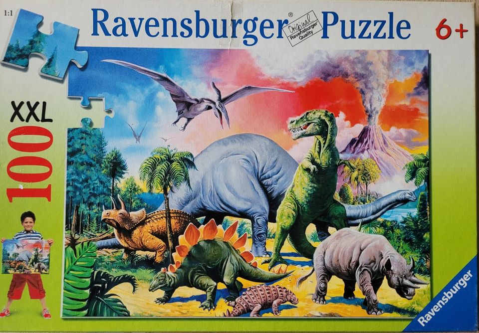 Ravensburger Puzzle, Dinosaurier, 100 Teile XXL, vollständig in Pilsting