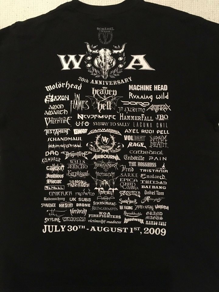 Wacken Open Air Festival T-Shirts - Diverse Varianten - Größe L in Berlin
