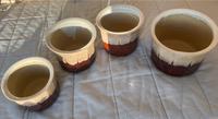 Blumentopf Vintage Keramik braun beige Töpfe Sachsen - Waldenburg Vorschau