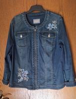 Jeansjacke blau Blumenstickerei Gr.48 Canda Saarland - Ottweiler Vorschau
