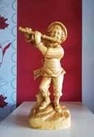 Musiker⚜️44cm geschnitzte Holz Figur Flötist Sachsen - Lengenfeld Vogtland Vorschau