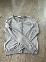 Cream Cardigan Strickjacke Hochzeit taupe Creme Gr 38 Pailletten München - Bogenhausen Vorschau