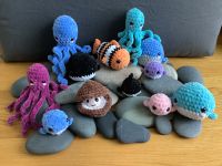 Amigurumi Meerestiere Fisch Wal Hai Krake gekäkelt Kreativwelt Münster (Westfalen) - Gremmendorf Vorschau