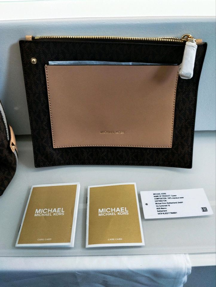 Michael Kors große Shopper Handtasche MK Shopping Reise Weekender in Reken