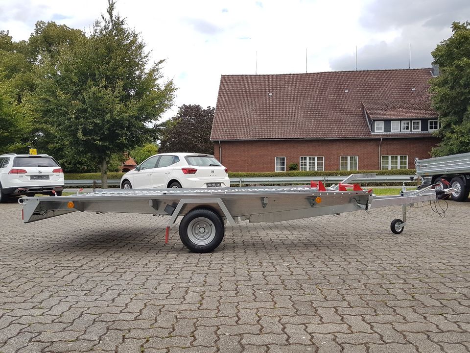 Pongratz L-AT 350 G-K 1,5t Autotransportanhänger kippbar in Lüdersfeld