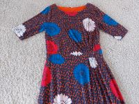 Boden Kleid Tencel 36L Blumen retro Muster Orange blau S Niedersachsen - Hohenhameln Vorschau