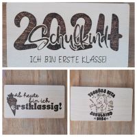 Einschulungsgeschenk Frühstücksbrettchen Niedersachsen - Oldenburg Vorschau