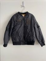 schwarze pilotenjacke mit coolen patches von zara #bomberjacke Hamburg-Nord - Hamburg Langenhorn Vorschau