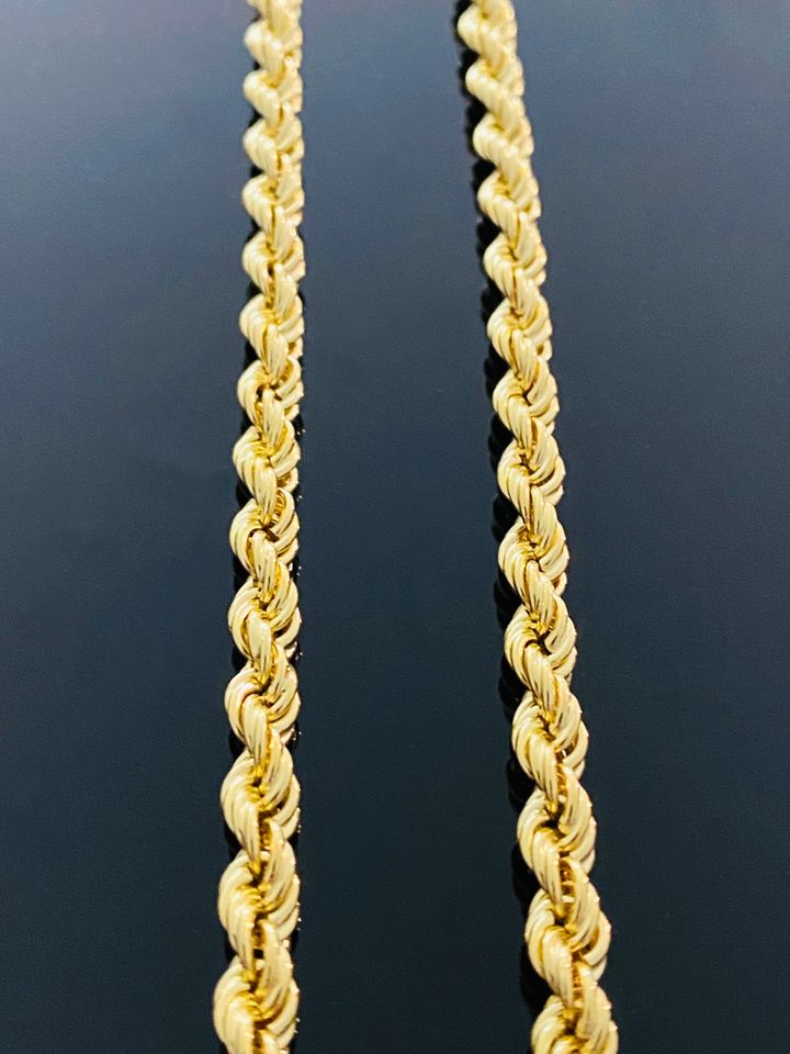 Kordelkette/ Rope Chain 585 Goldkette Königskette Plattenkette in Berlin