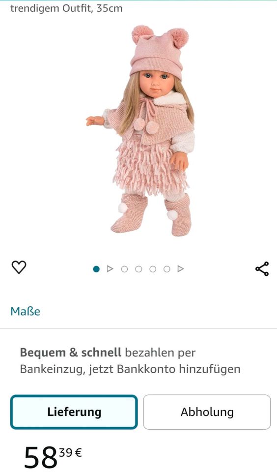Puppe Elena mit Weichkörper in Fürth