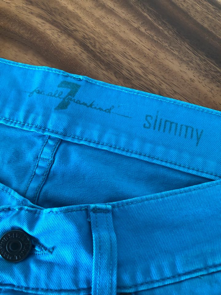 7 FOR ALL MANKIND - Slimmy - Jeans Petrol 33 in Bonn