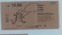 Mathias Richling Konzerkarte Ticket vom 13.07.1986 Baden-Württemberg - Rielasingen-Worblingen Vorschau