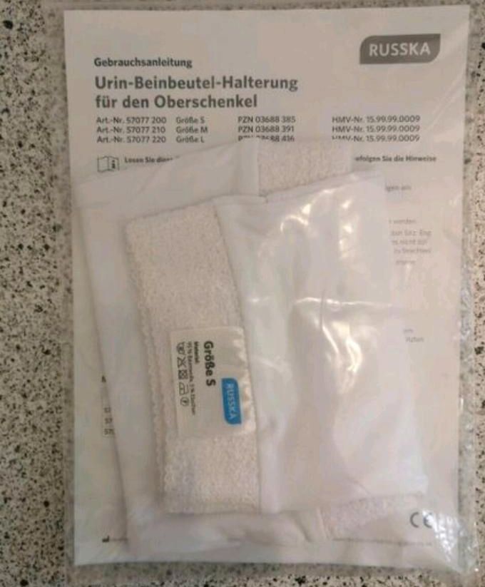 Urin-Beinbeutel-Halterung Oberschenkel Größe S in Wietzendorf