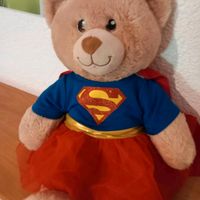 Stofftier Bär mit Superman Kostüm Rheinland-Pfalz - Theisbergstegen Vorschau