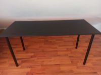 Schreibtisch schwarz schlicht IKEA Jugendzimmer: 140cm L/60cm B/ Bayern - Regensburg Vorschau