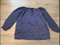 Amy & Ivy Damen Silk Shirt Tunika Gr M / L Langarm Blau Niedersachsen - Edewecht Vorschau