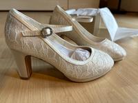 Alessia Hochzeitsschuhe by G.Westerleigh 36, Farbe: Ivory, creme Hessen - Oestrich-Winkel Vorschau