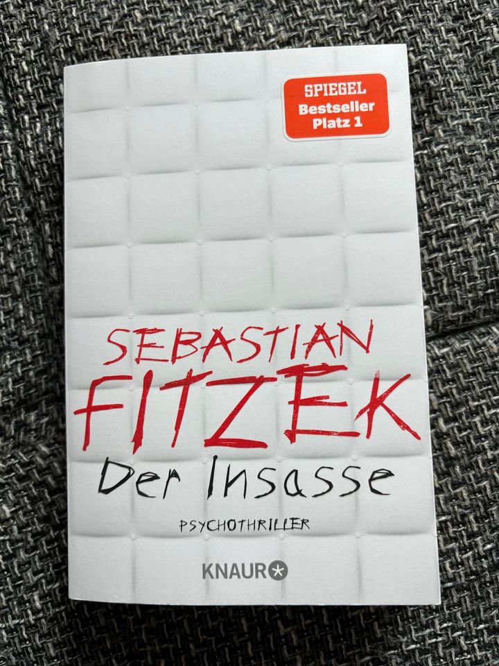 Sebastian Fitzek Der Insasse Psychotrhiller in Dresden