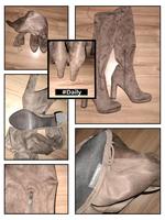 Tamaris Stiefel Overknee..wie neu...Velourlederoptik vegan Hessen - Neu-Anspach Vorschau