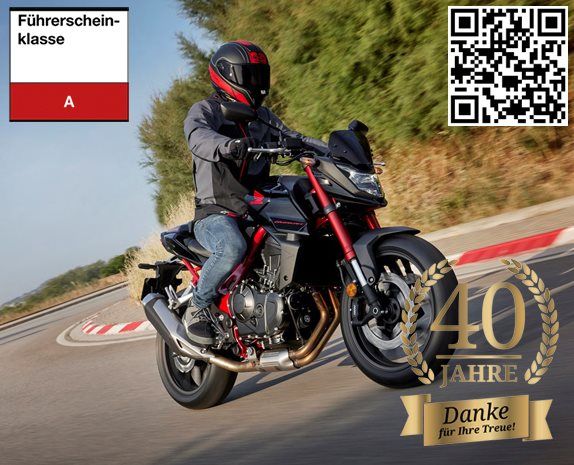 Motorrad mieten-Vermietung-Verleih Honda CB750 Hornet. in Nettetal