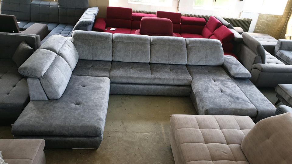 Lagerverkauf xxl Wohnlandschaft Sofa Couch neu-Ware outlet in Sundern (Sauerland)