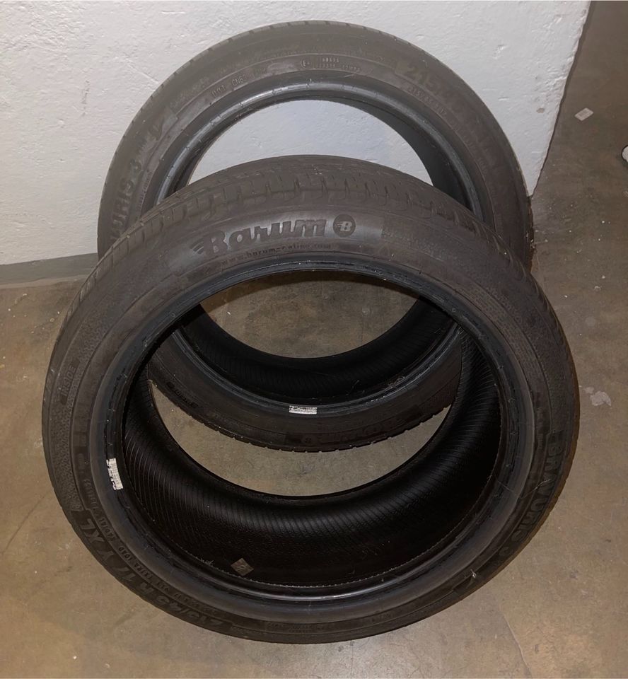 2 Sommerreifen Barum Bravuris 3HM 215/45 R17 91Y XL in Nürnberg (Mittelfr)