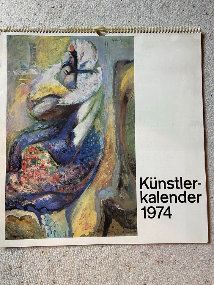 7 Künstler Kalender DDR 1967, 1971, 1973, 1974, 1977, 1978, 1983 in Sonneberg