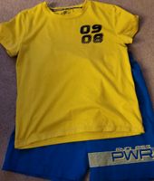 Sportset kurze Hose und T Shirt gr 152 blau gelb Spandau Berlin - Spandau Vorschau