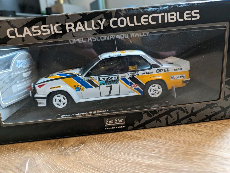 Opel Ascona 400 Rally #7 A.Kullang/B.Berglund RAC Rally 1980 1:18 in Auerbach in der Oberpfalz