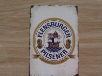 FLENSBURGER BRAUEREI -Vintage, Nostalgie - Blechschild Nordrhein-Westfalen - Leverkusen Vorschau