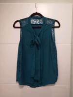 Bluse mit Schleife petrol Gr S Kr. Passau - Passau Vorschau