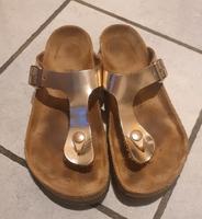 Birkenstock Gizeh Metallic gold EU41 Nordrhein-Westfalen - Gelsenkirchen Vorschau