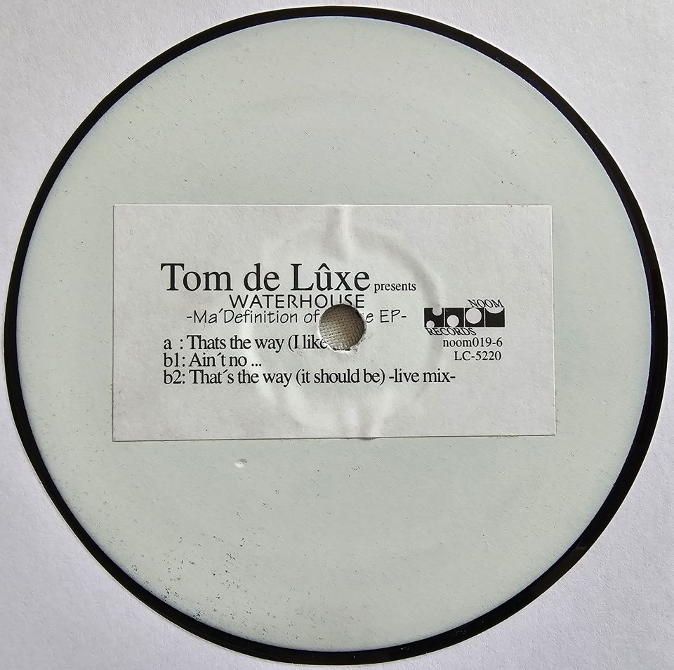 12" Vinyl Trance: Tom De Lûxe, Definition Of House E.P., Noom 19 in Oberhausen