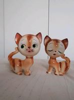 Zwei große Keramik Katze Katzen Vintage Skulptur Figur Deko Niedersachsen - Buxtehude Vorschau