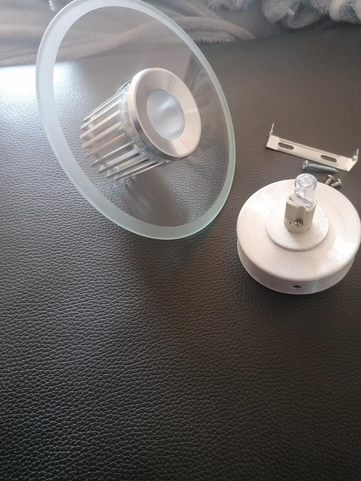 Deckenleuchte Deckenlampe Ø17cm Aluminium Glas Sonnenstrahl in Wiesbaden