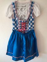 Dirndl - blau-weiß kariert - Blumen - Stockerpoint - Größe 36 Nordrhein-Westfalen - Velbert Vorschau