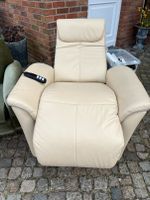 elek. Sessel und 3er Couch Komforthöhe, extra hoch, Leder beige Niedersachsen - Winsen (Luhe) Vorschau