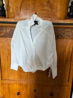 ZARA Bluse zum Knoten, neu, weiß, Gr. S Brandenburg - Oberkrämer Vorschau