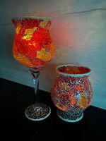 Mosaik Vasen Set 2 Stk.*Glasmosaik und Tiffany-Glas*Unikat Kr. Dachau - Odelzhausen Vorschau