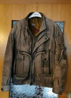 Lederjacke Herren Retro Aufwendig Gearbeitet Weiches Leder Gr.50 Baden-Württemberg - Straßberg Vorschau