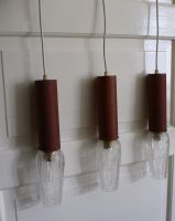 60er Lampe Vintage Deckenlampe Teak Messing 3 Glasglocken Berlin - Friedenau Vorschau